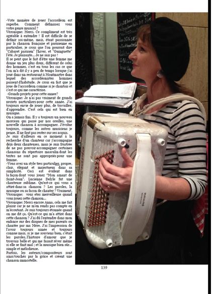 Véronique Rénier, accordéoniste