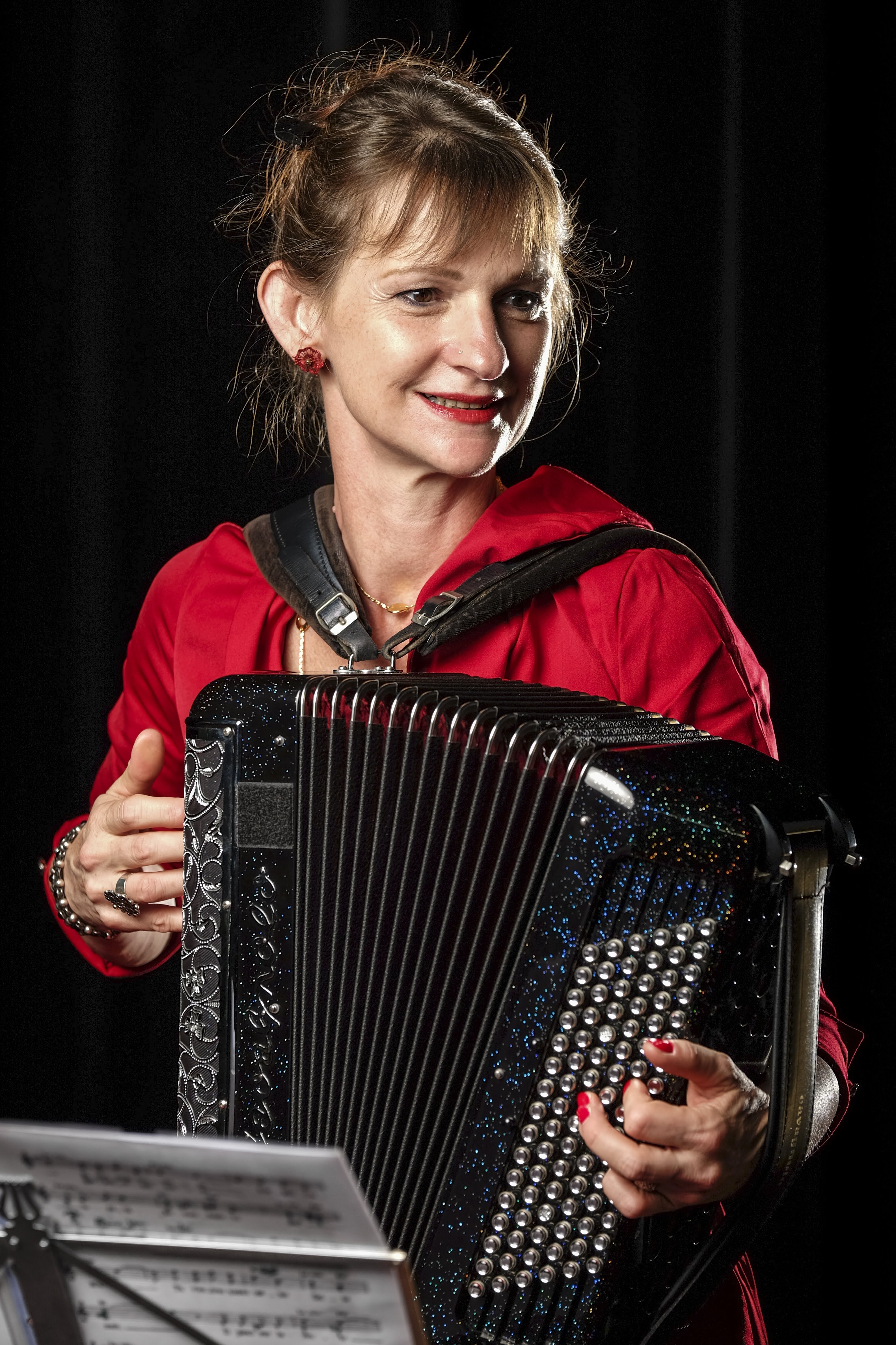 Véronique Rénier, accordéoniste