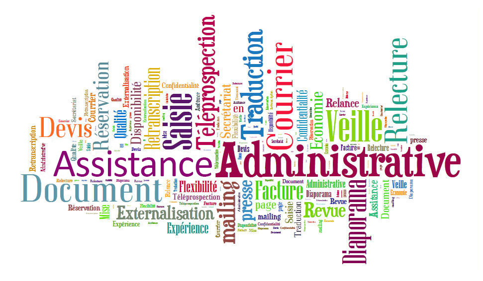 Nuage assistante administrative 