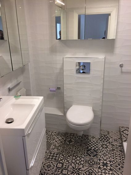 7 avril 2020 : Rénovation et création de salle de bain  par interior design  le Cannet 06
