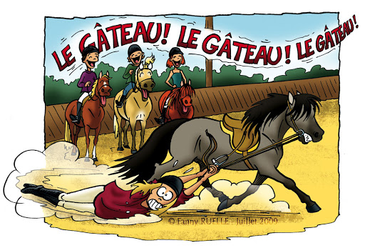 Chute et gateau