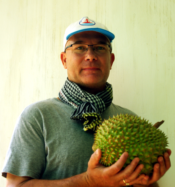 Culture du Durian à Cho Lach. BaladÔmekong.