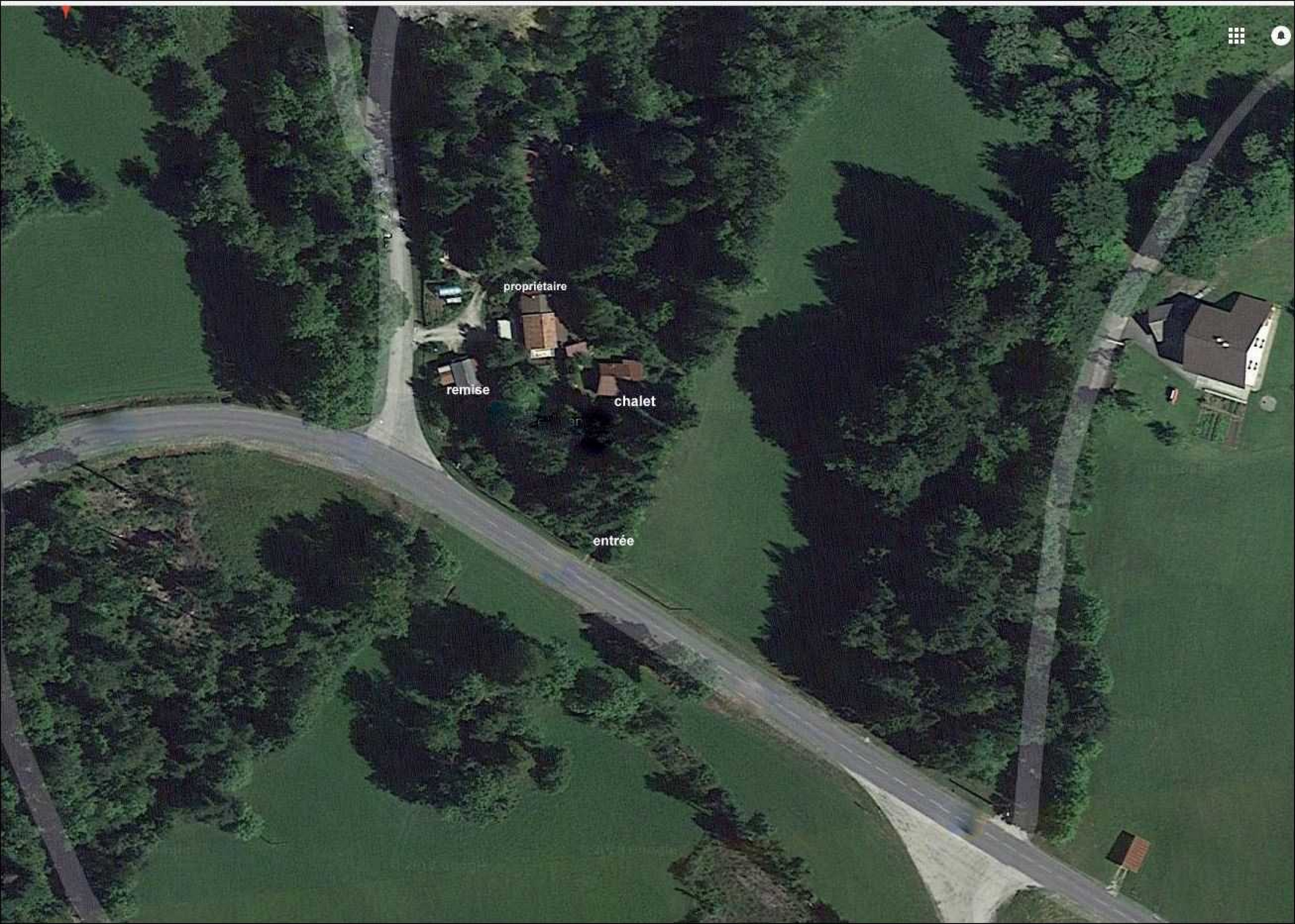 Situation du chalet vue aerienne 001