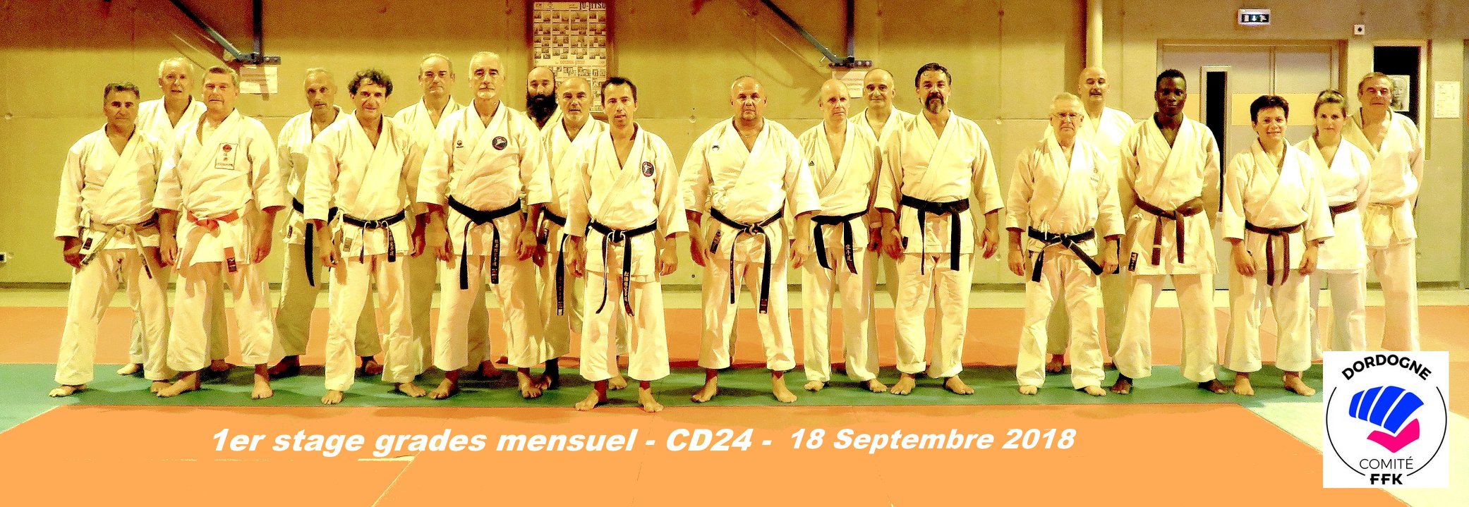 18 09 2018 au dojo de Pgx avec C Panattoni