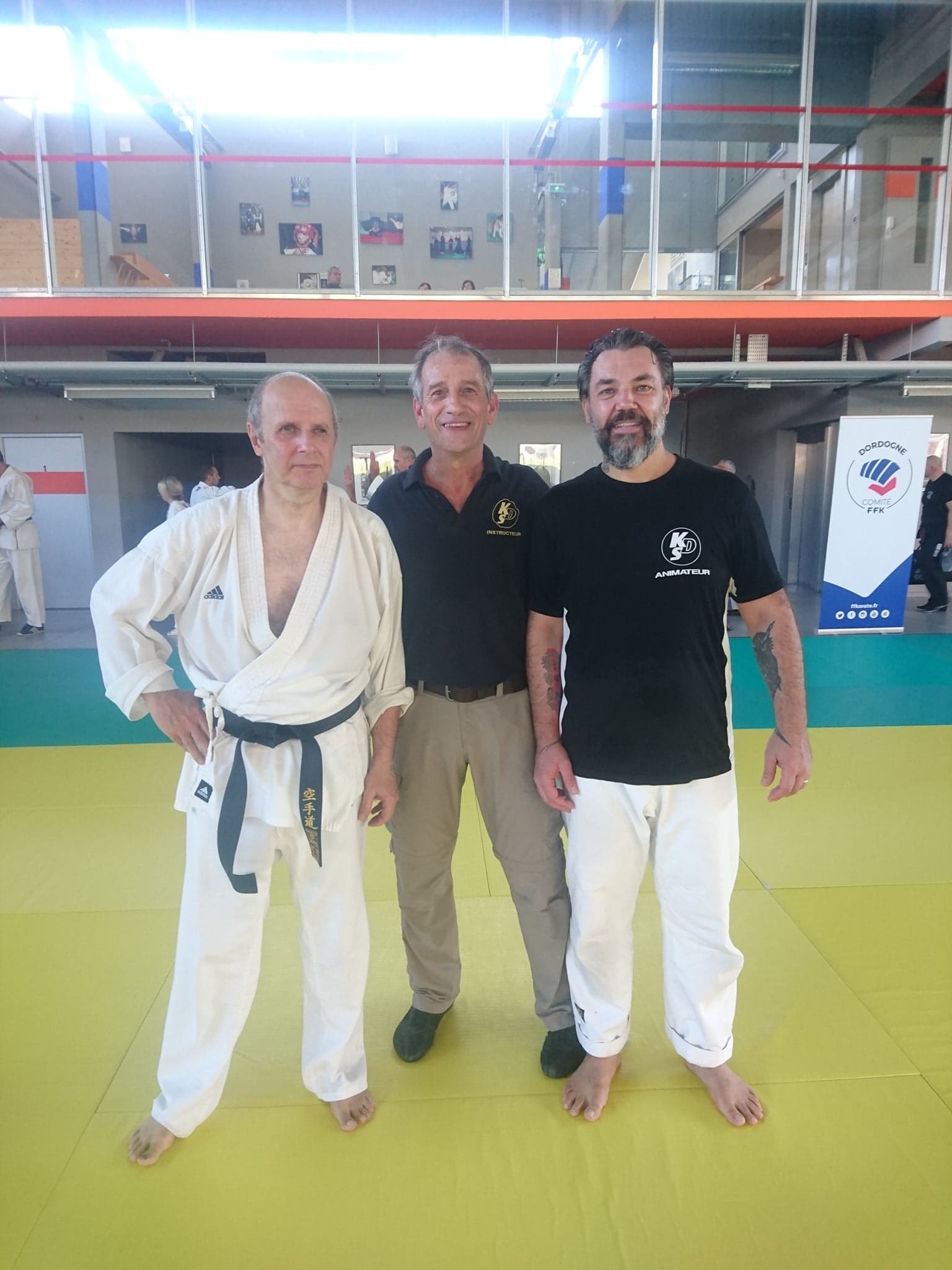 Stage miltidiscipline Perigeux 14 10 2018 Gilles Chrsistian et Regis