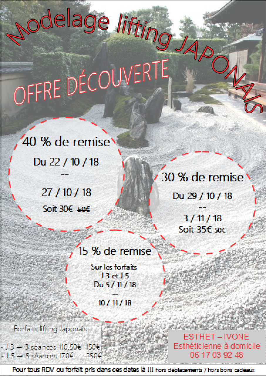 Lifting japonais offre de lancement