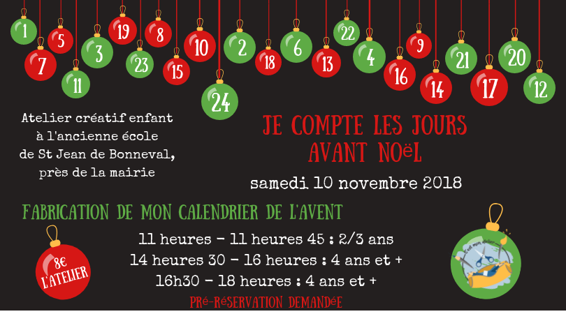 Je compte les jours avant noel