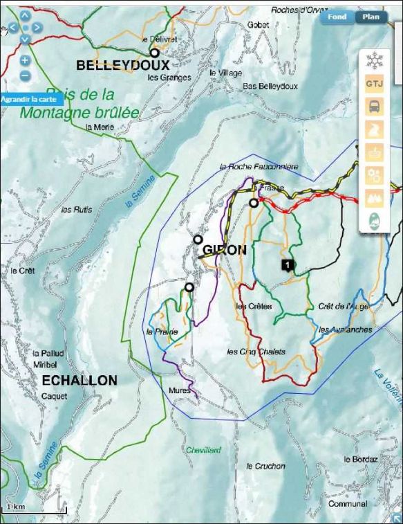 Ski fond echallon belleydoux giron 001