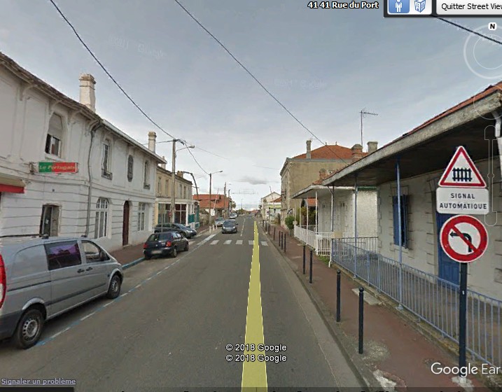 Rue du port pas niv