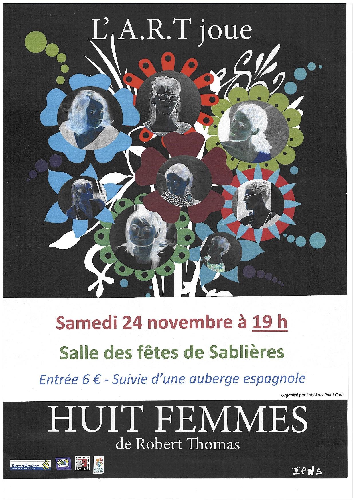 Affiche a3 8 femmes