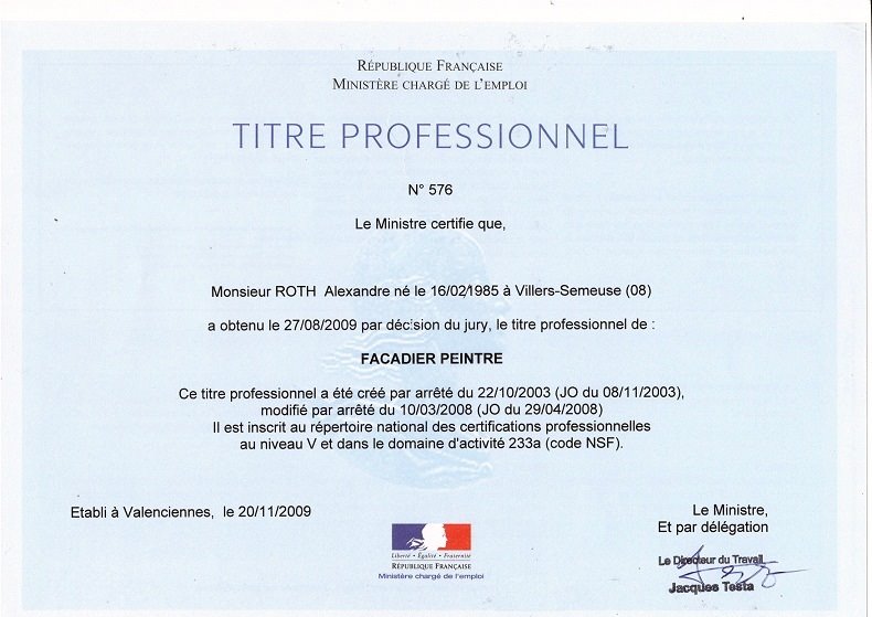 Z titre pro