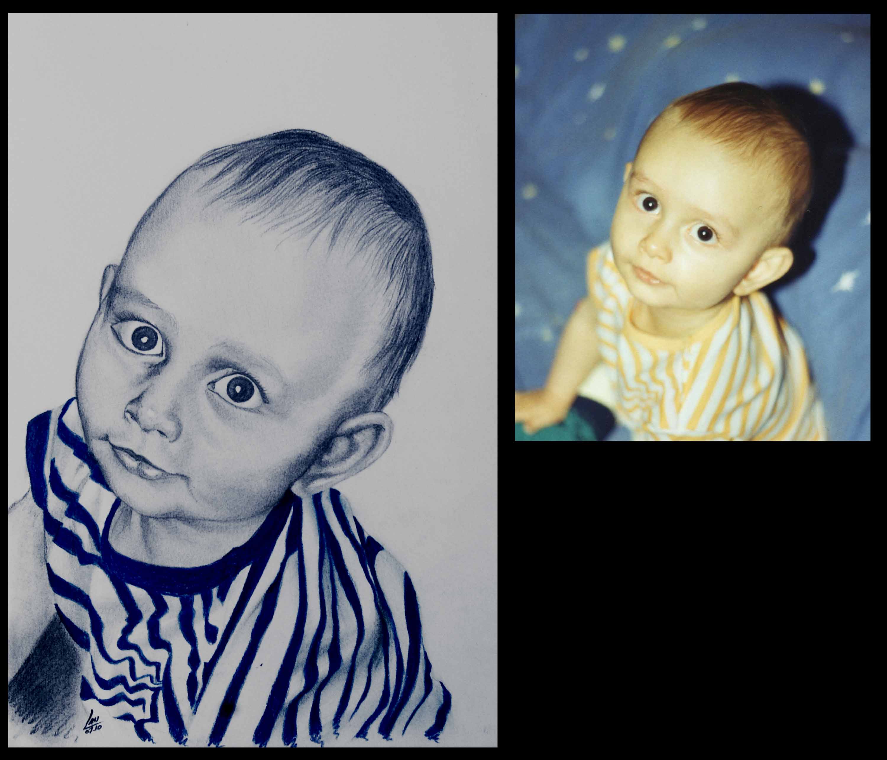 Portrait d apres photo 8 ws