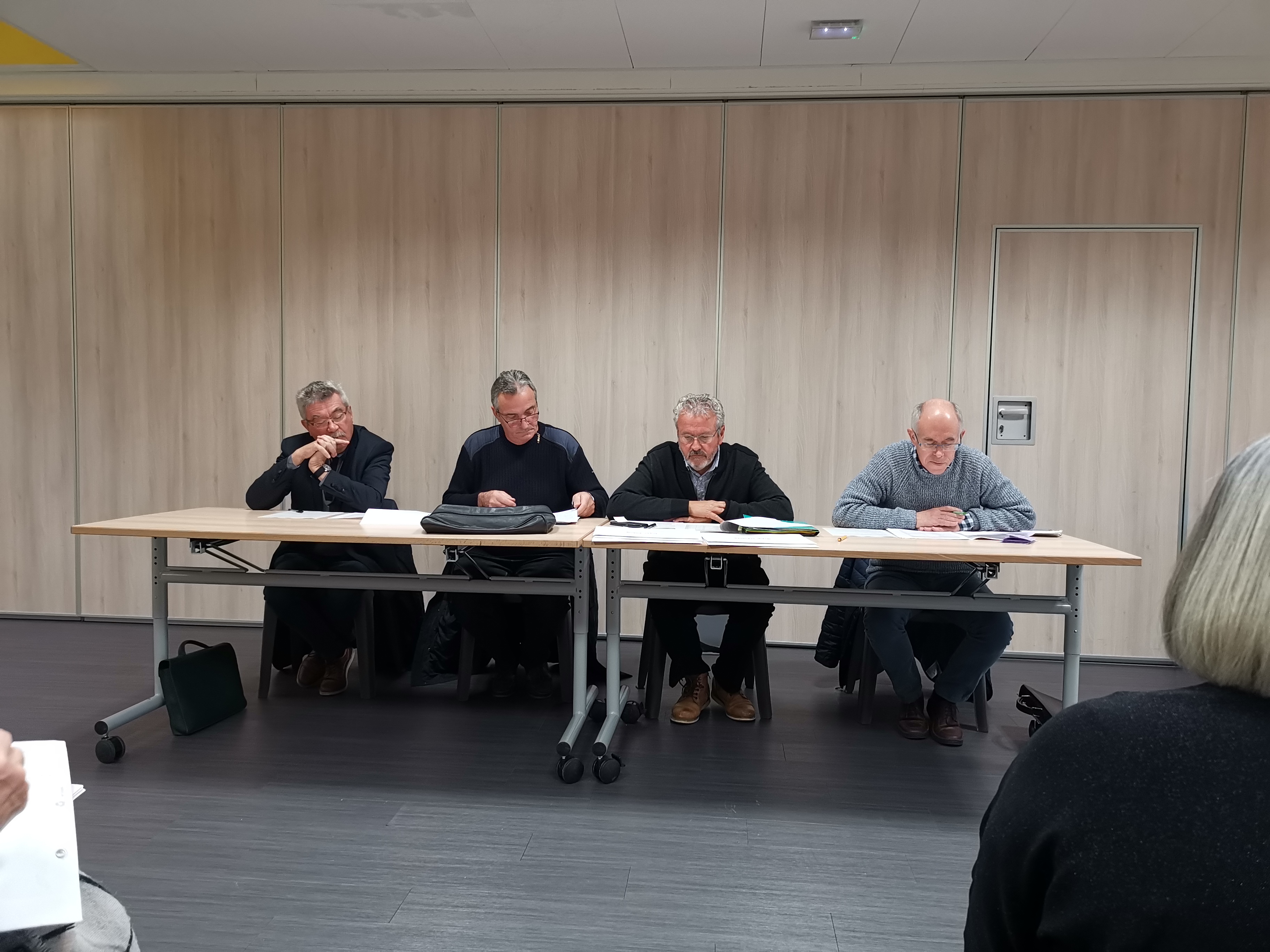 Les membres du bureau a l A G de l U B B LE 25 NOVEMBRE 2018 