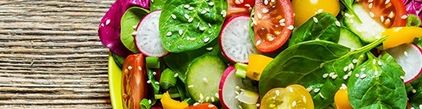 Bandeau fin naturopathie salade