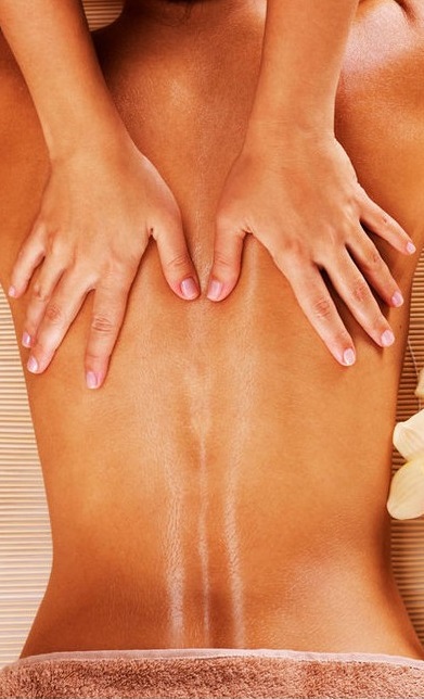 Bandeau vertical massage dos