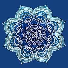 Mandala bleu