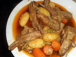 Poitrine agneau ragout