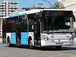 575 Irisbus Citelis en la Linea 2 EMT Malaga
