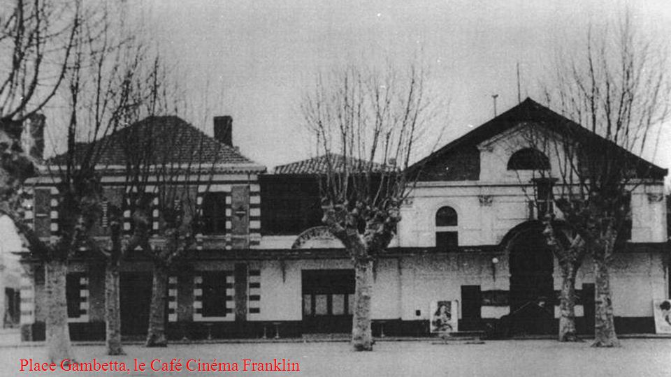 Place Gambetta le Cafe Cinema Franklin