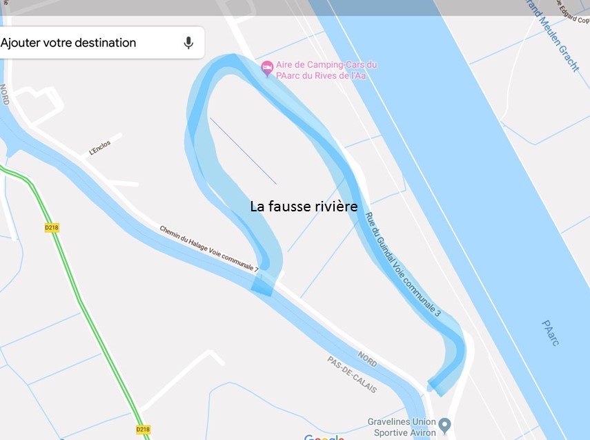 Fausse rivire w