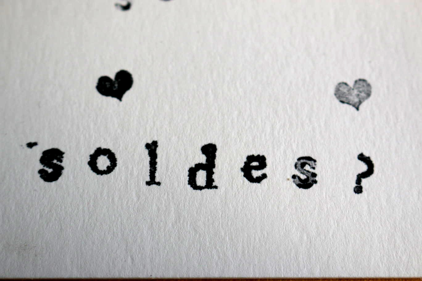 Pourquoi nous ne faisons pas de "soldes" ?