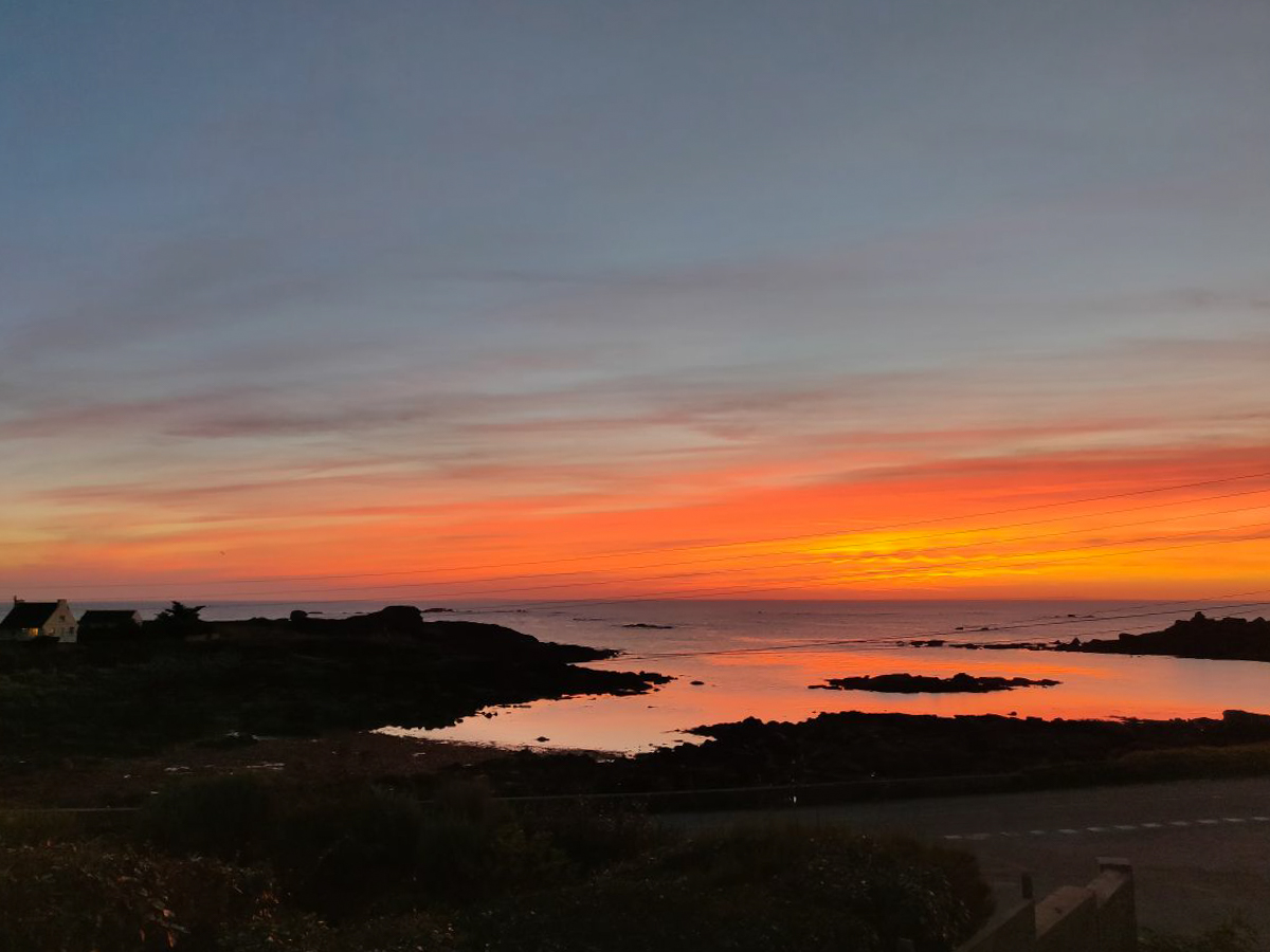 Couche de soleil melon