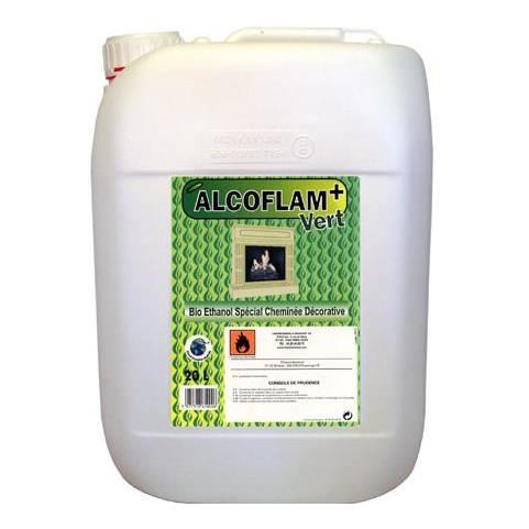 Prix 20 Litres Bioéthanol Alcoflam vert + pour cheminées sans conduit. 
1 bidon de 20 L : 80,00 € TTC
2 bidons de 20 L : 156 € TTC
3 bidons de 20 L : 231 € TTC
Retrait en magasin uniquement.
