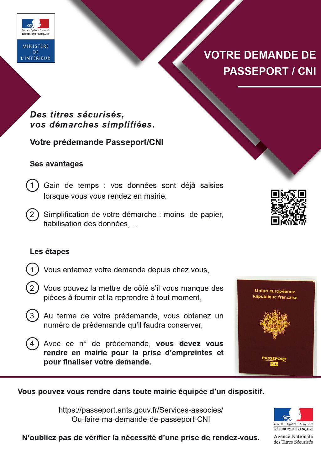 Demande passeport