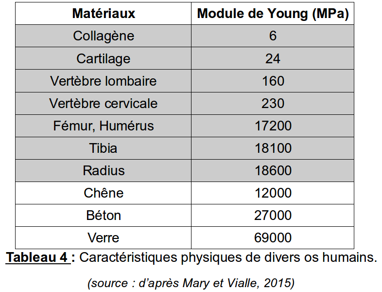 Os valeurs de Young