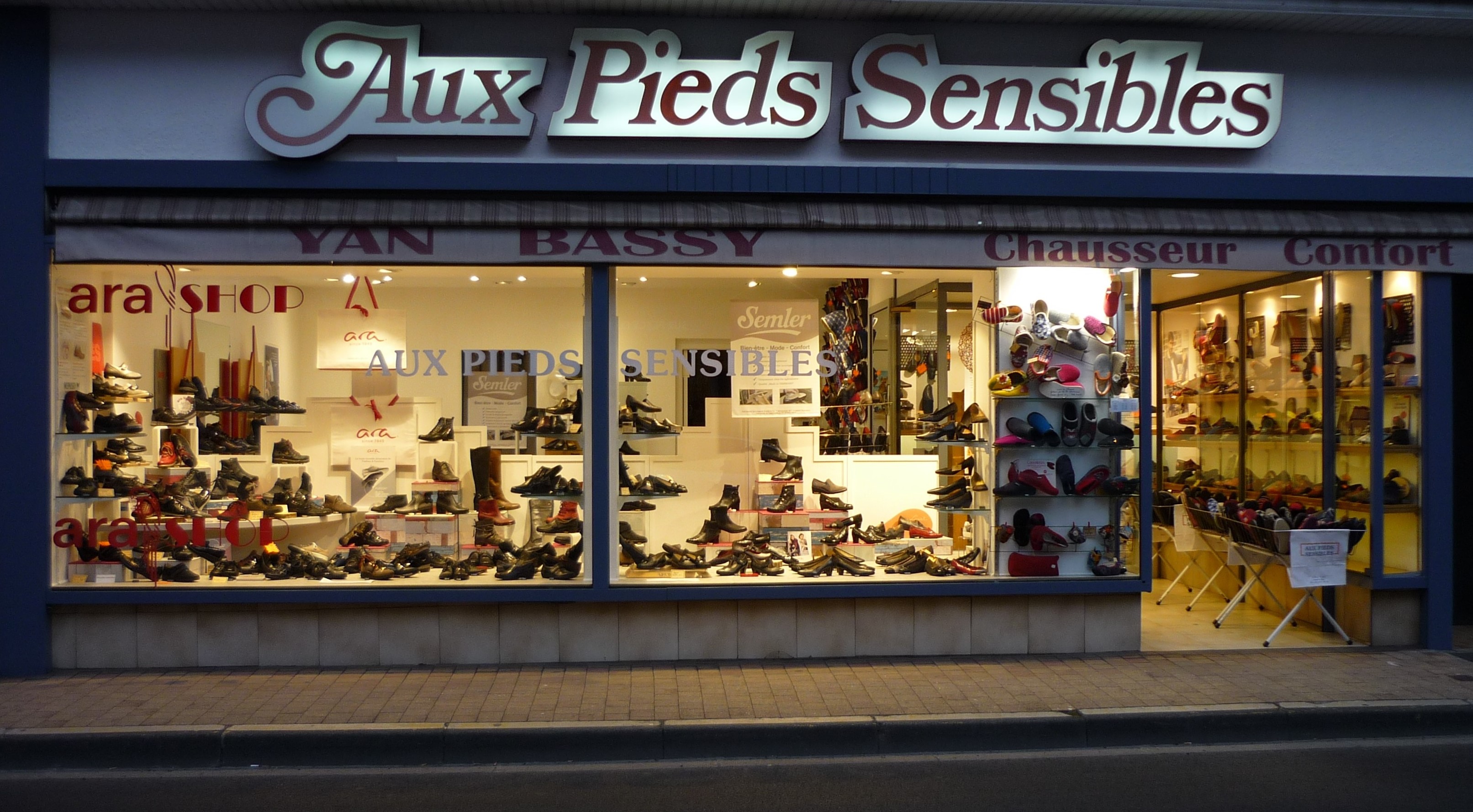 Magasin chaussures aux pieds sensibles pau