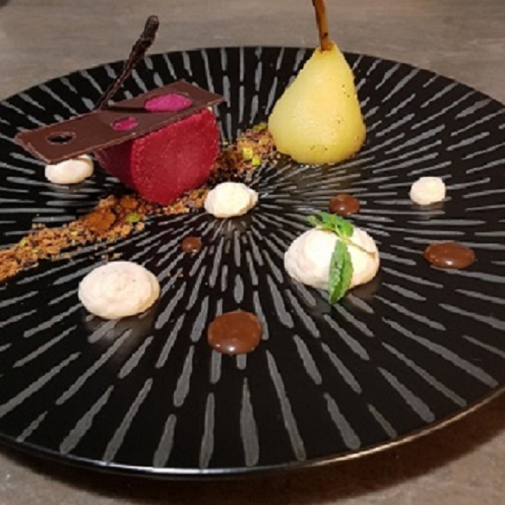 Poire marron et betterave