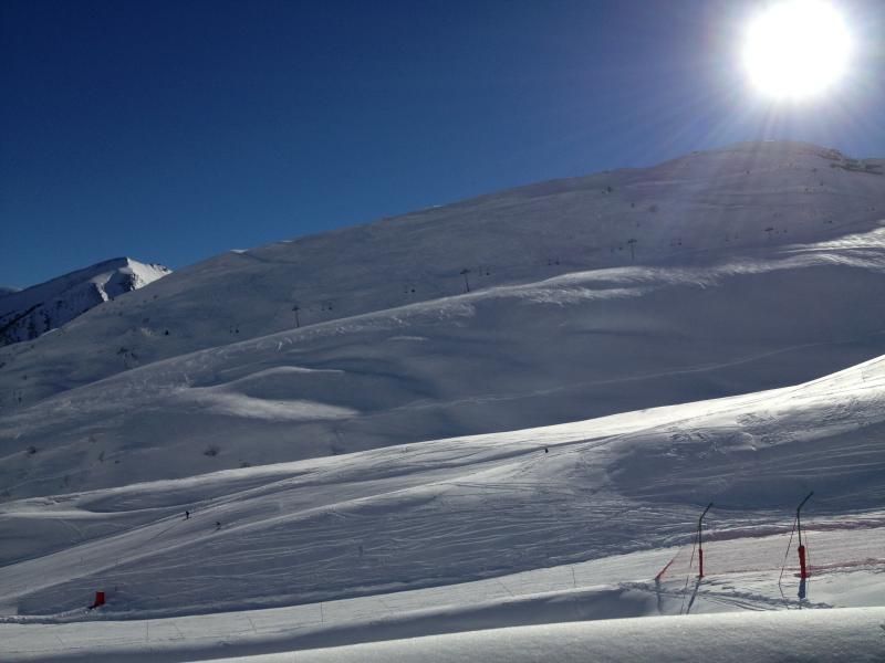 Vue des pistes depuis balcon