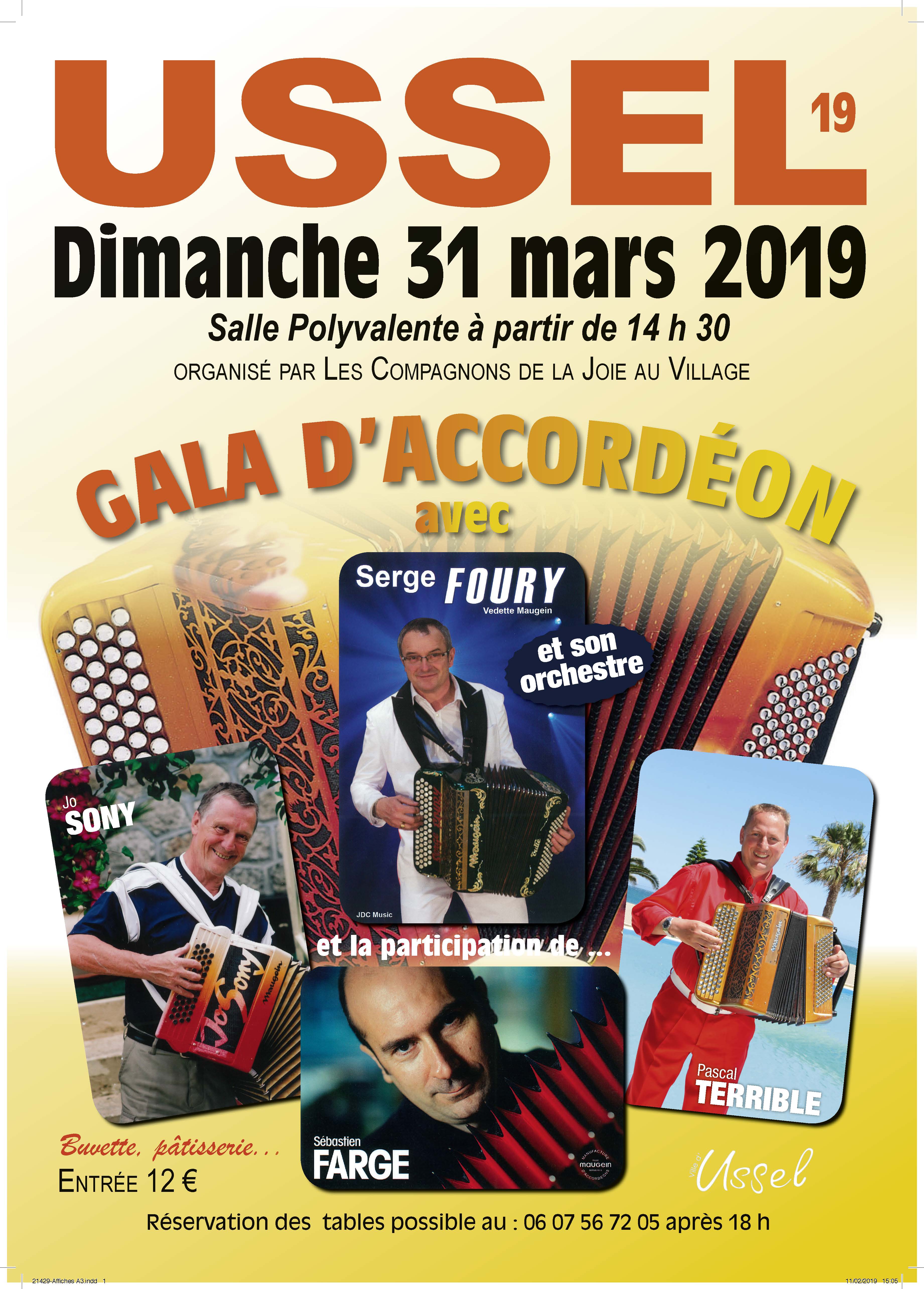 GALA ACCORDEON 31 MARS 2019