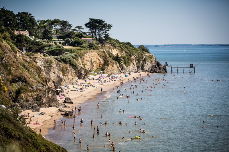 Plage Crève Cœur à 2 km du gite "Pornic La Bernerie"