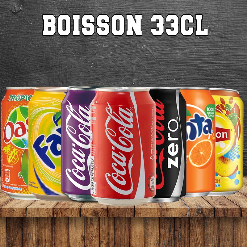 Boisson 33cl livraison a domicile de 22h a 5 h
