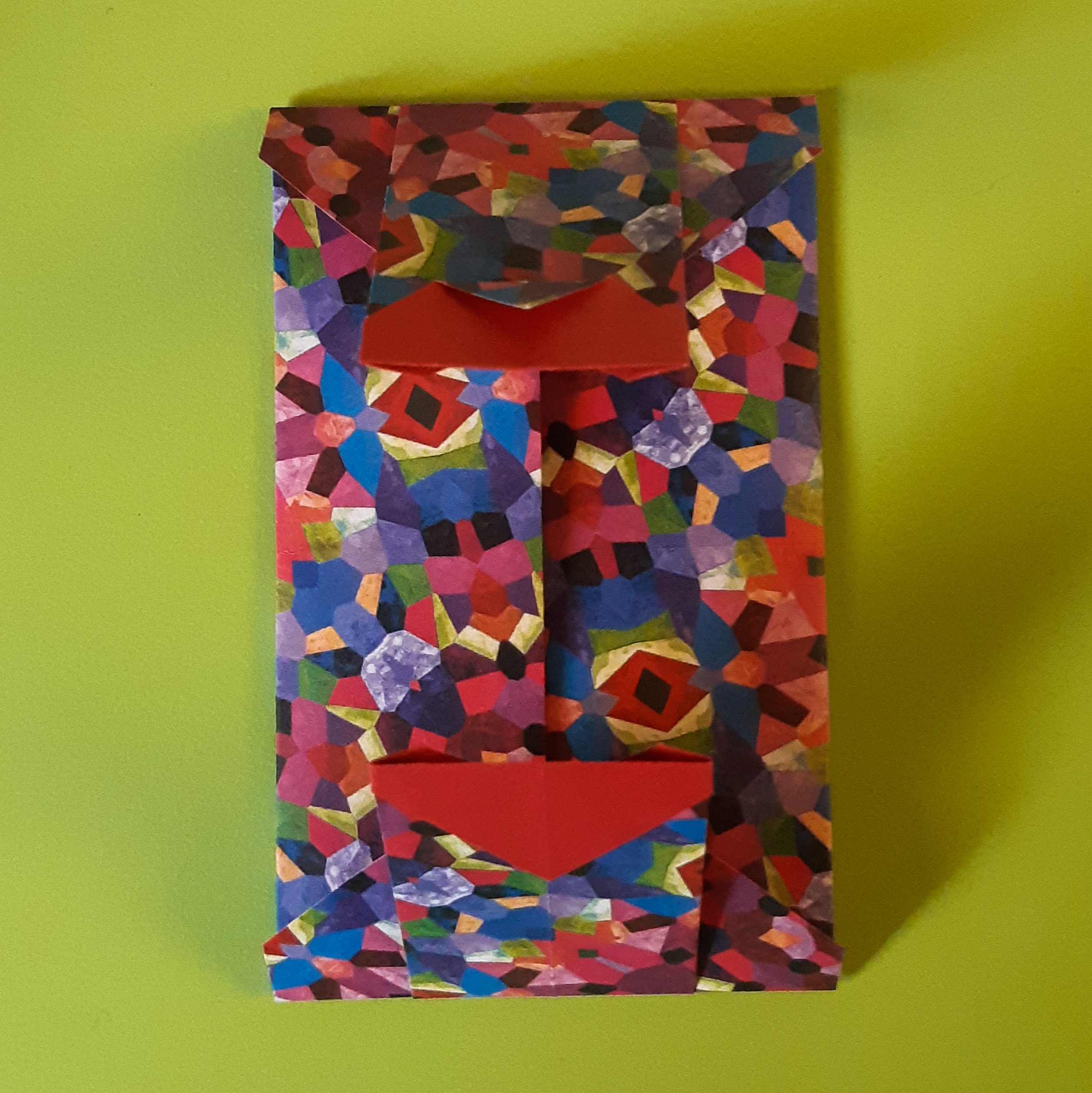mode d'ouverture des enveloppes Cœur allongée 2/4
