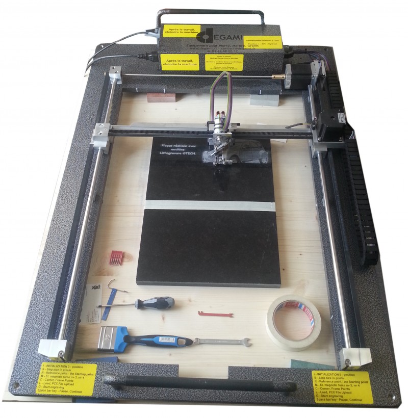 Machine pour lithogravures gtech
