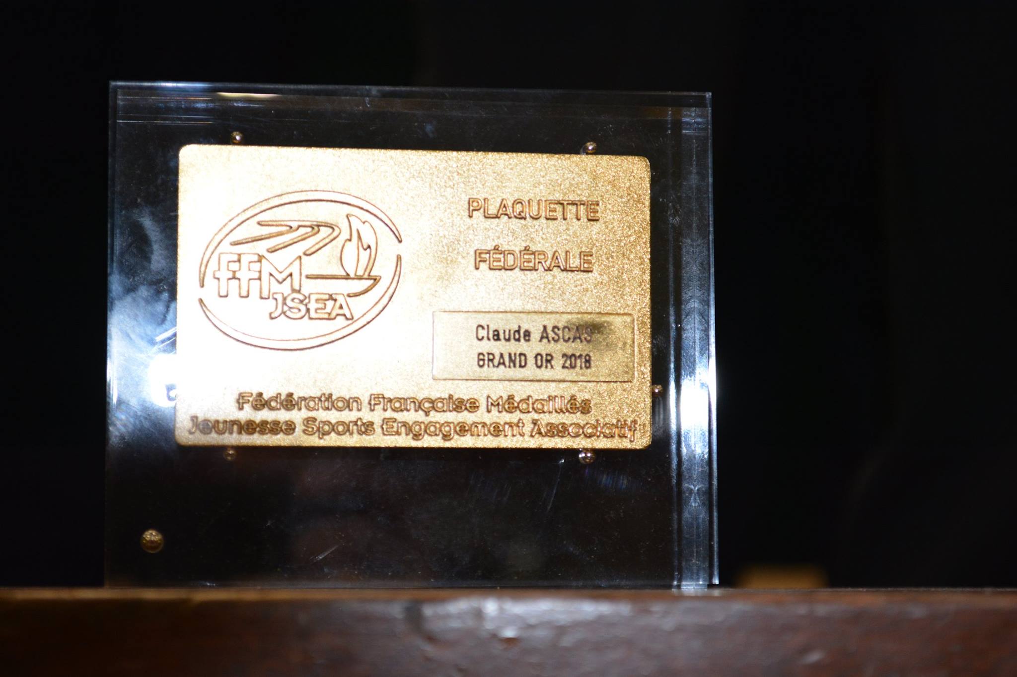Plaquette Grand Or