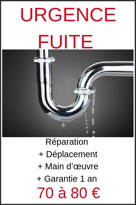 dépannage fuite d'eau clamart