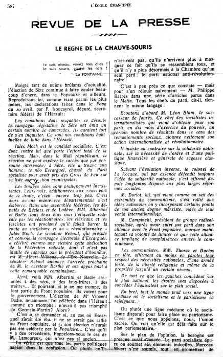 Revue de presse EE 36 6 06 37003