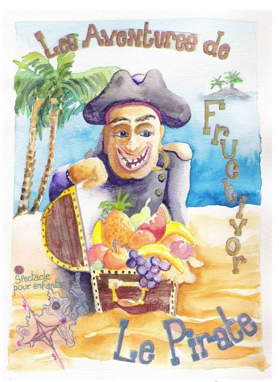 spectacle pour enfants, concert pour enfants, chansons  pour enfants, Fructivor le  pirate