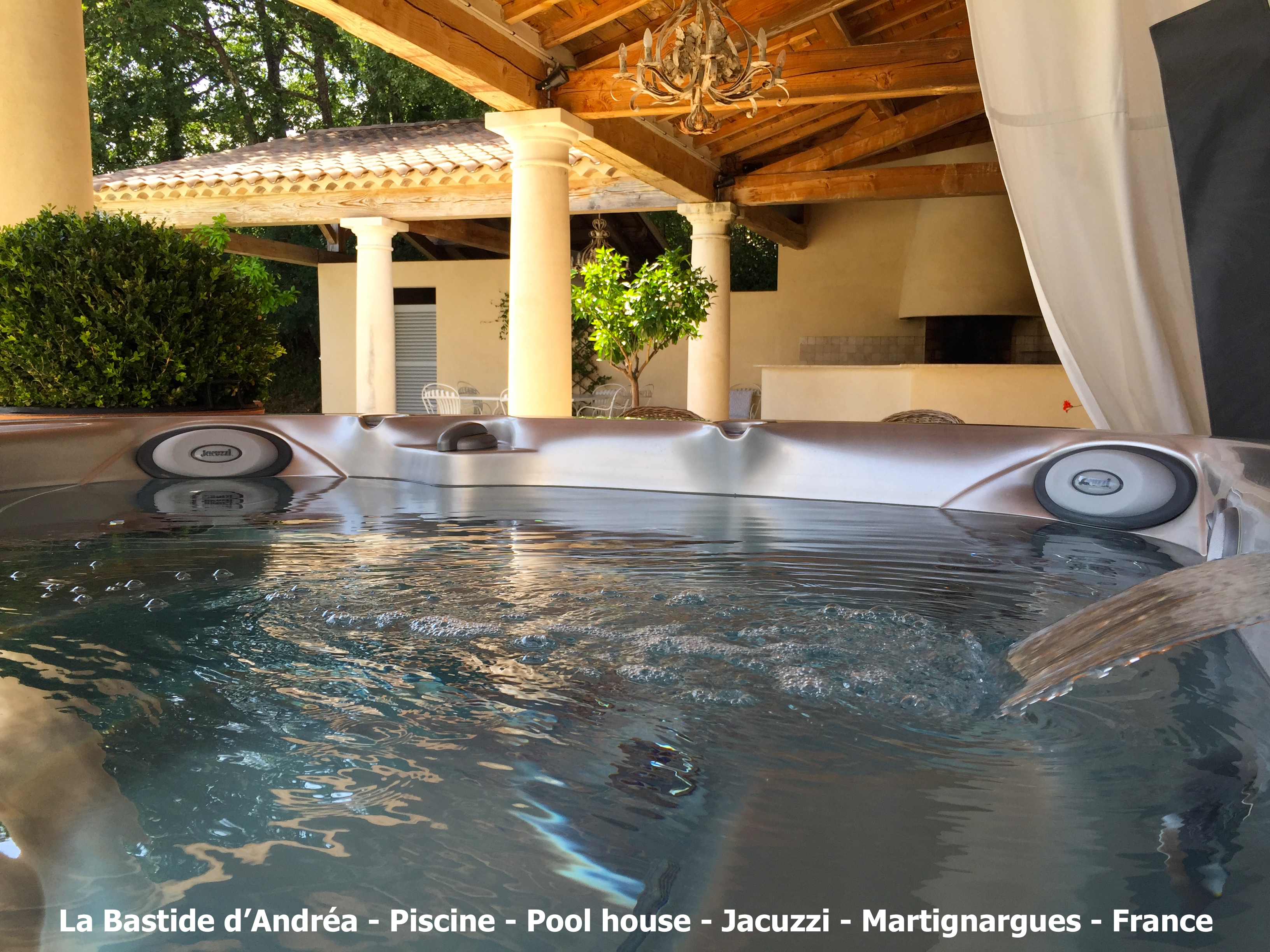 La bastide d andre a piscine pool house jacuzzi martignargues france