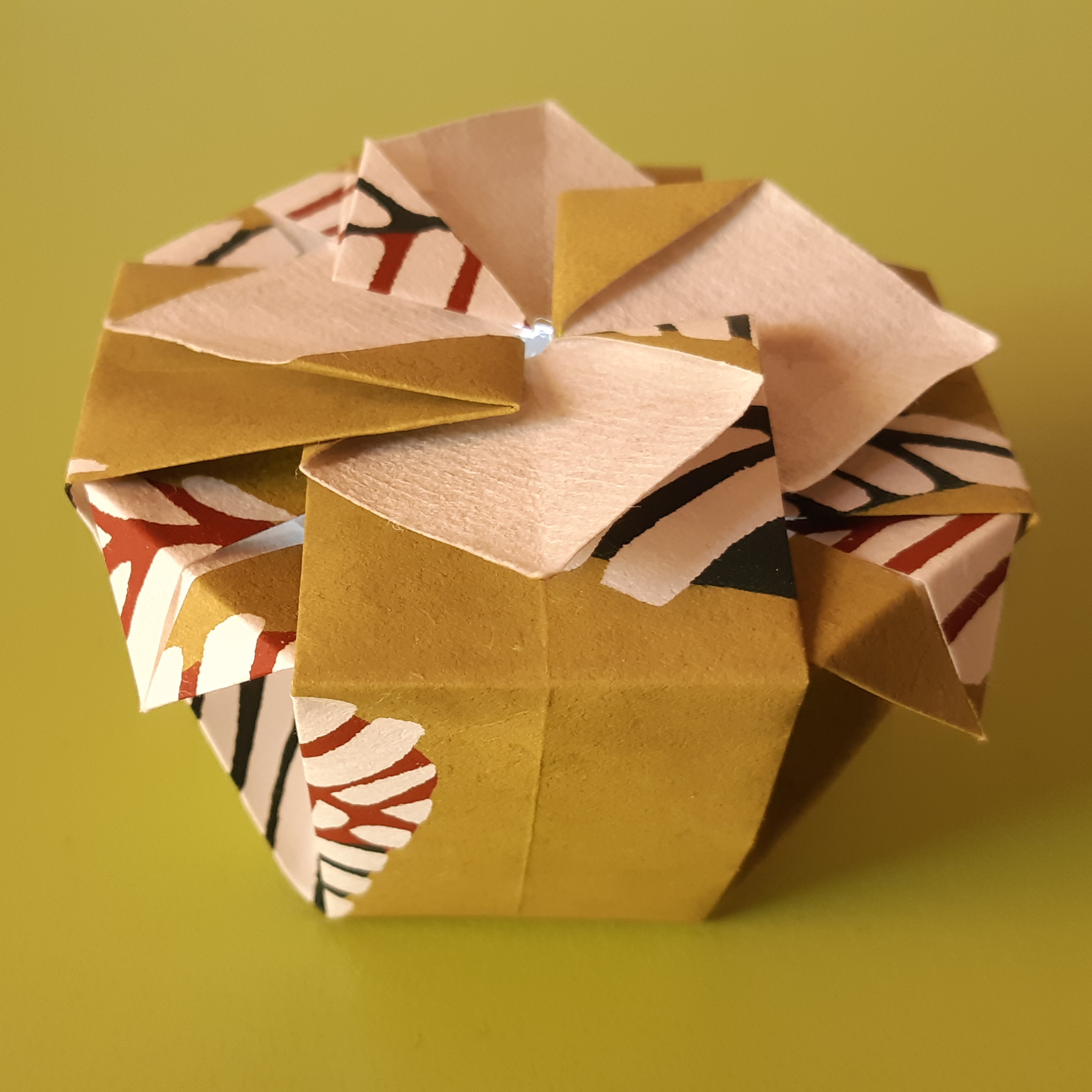 photophore Lanterne en papier washi avec led 5€
(~ Ø 7,5 x h 5 cm)