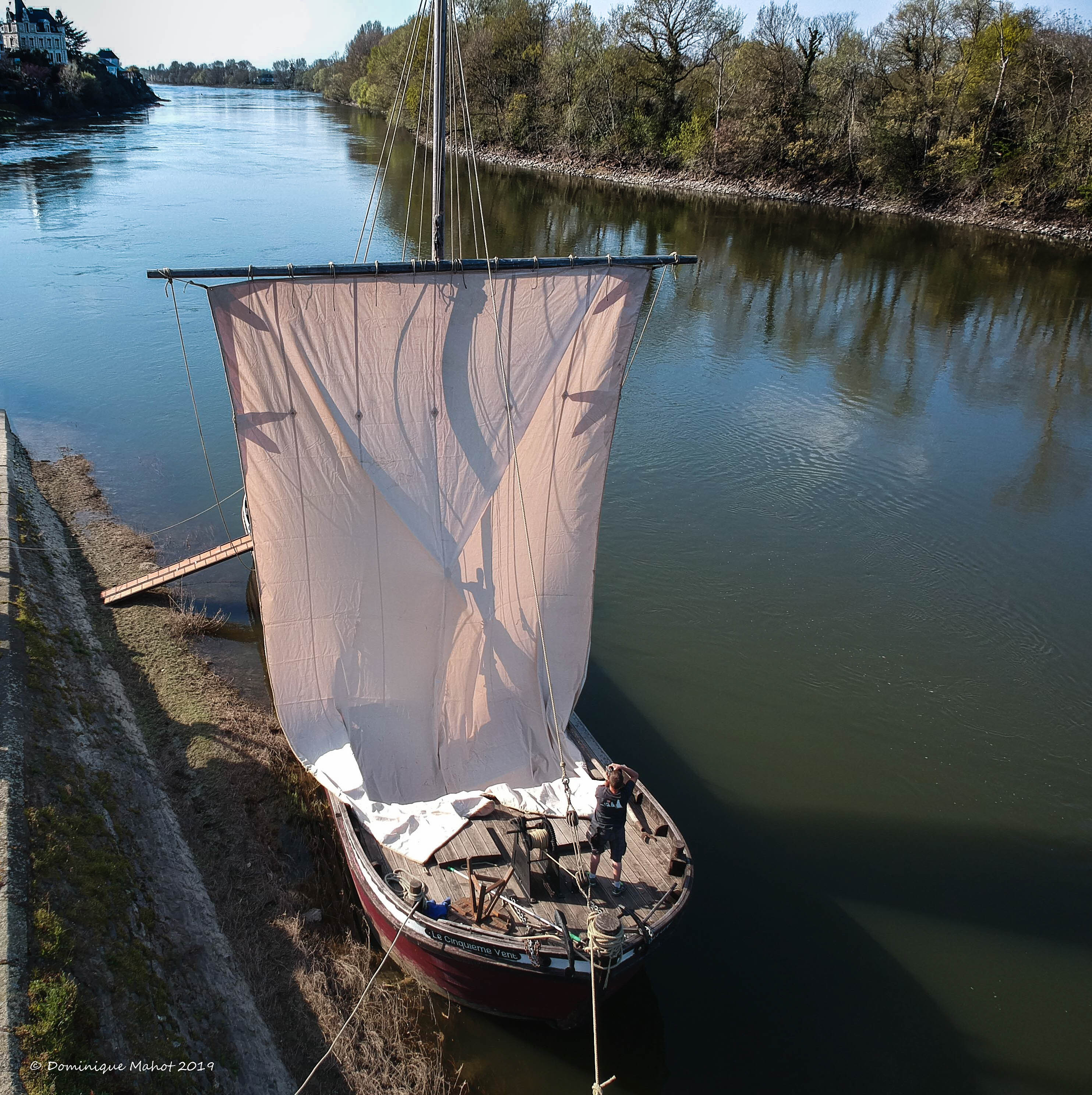 2019 03 30 montee de voile vue de la proue