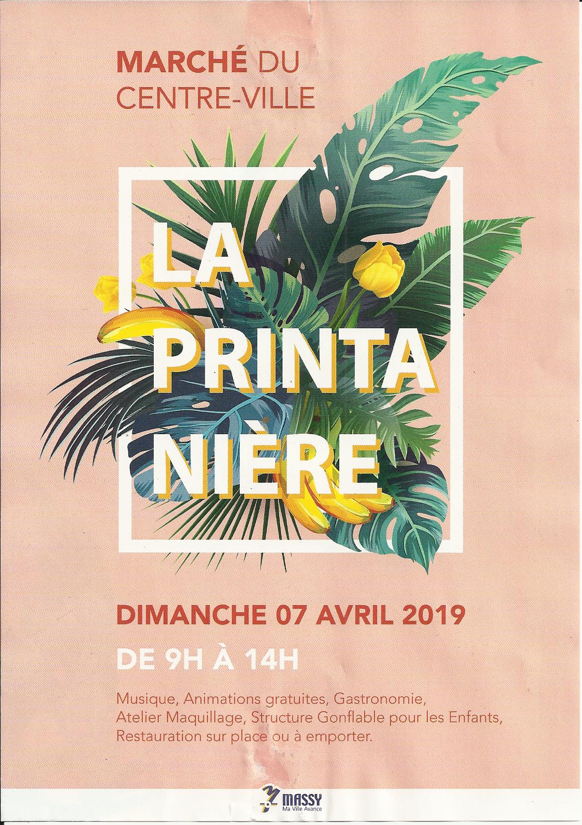 Affiche la printaniere massy 2019