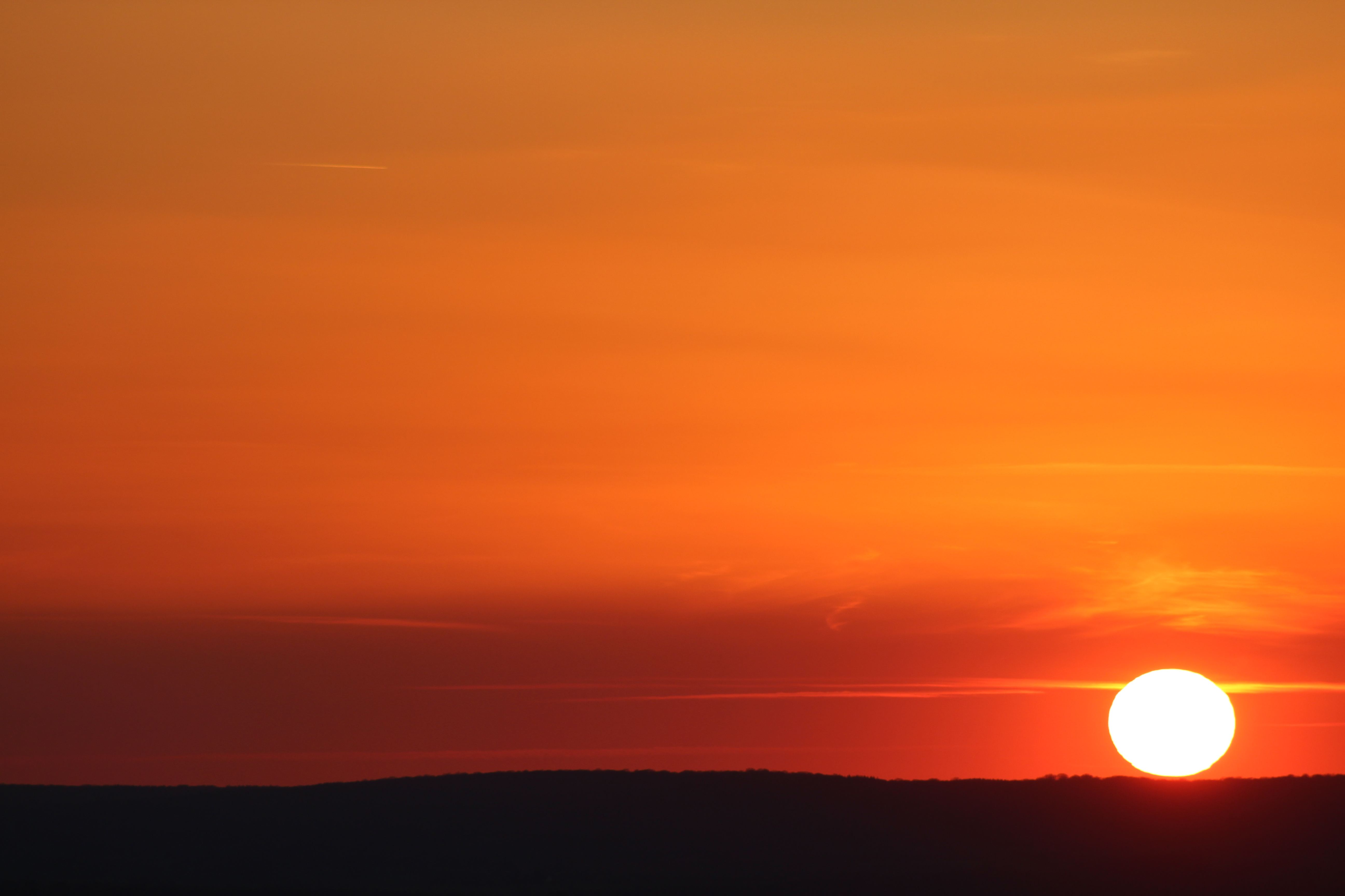 3° prix  Paul PERNOT  coucher de soleil sur Châtillon