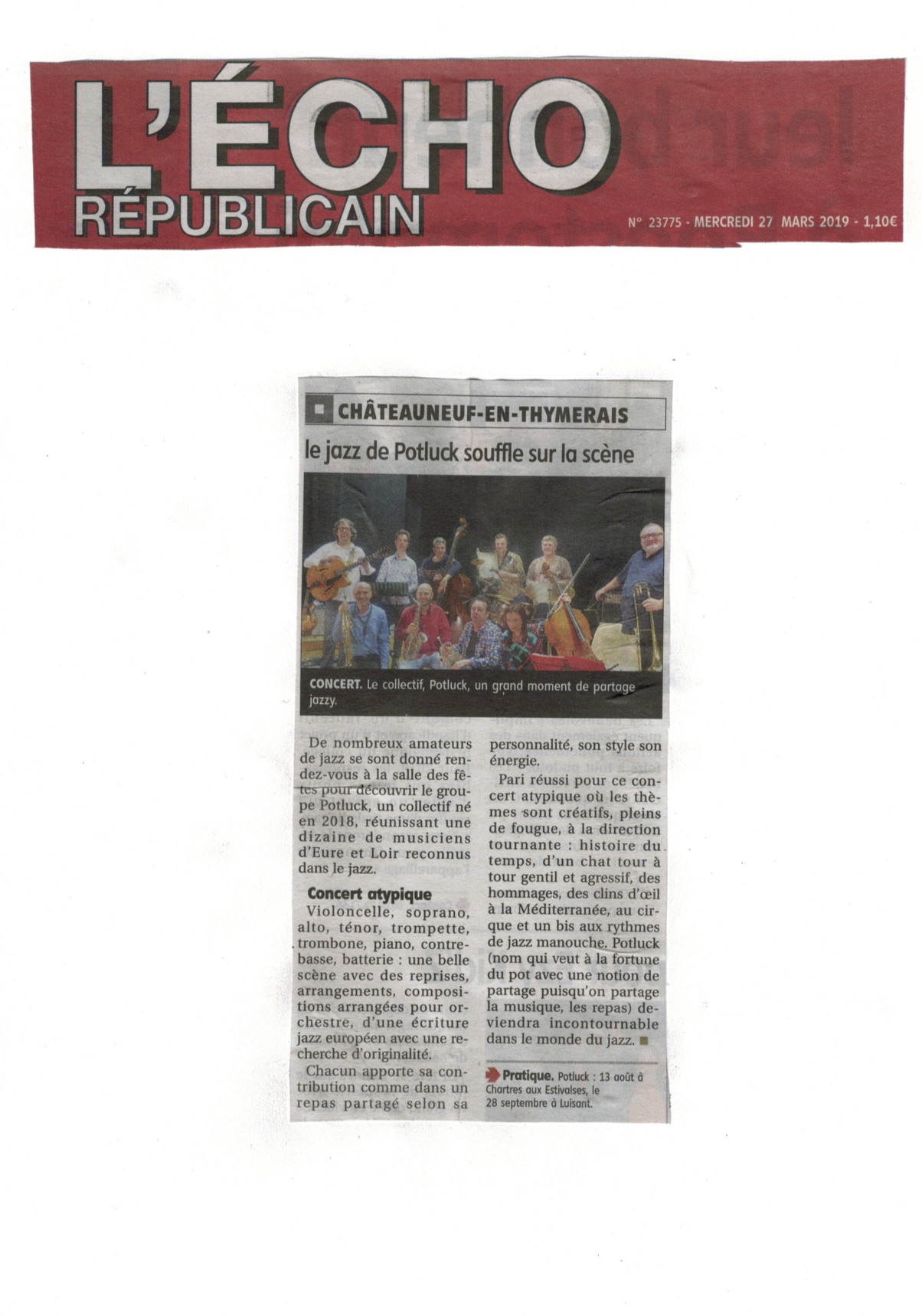 Article POTLICK Chteauneuf en Thymerais