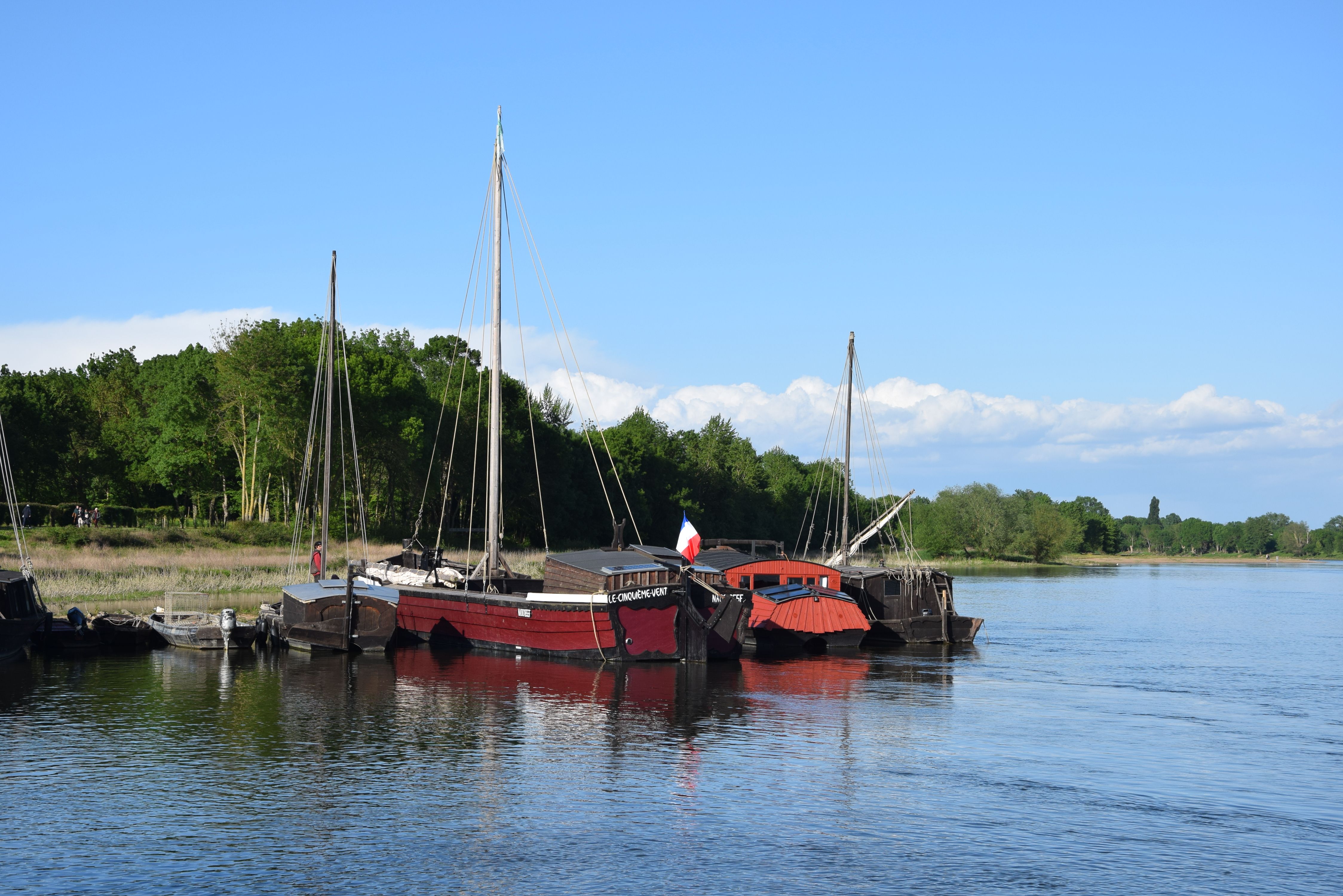 Dsc 2432 le 5eme vent a cote d autres bateaux de loire