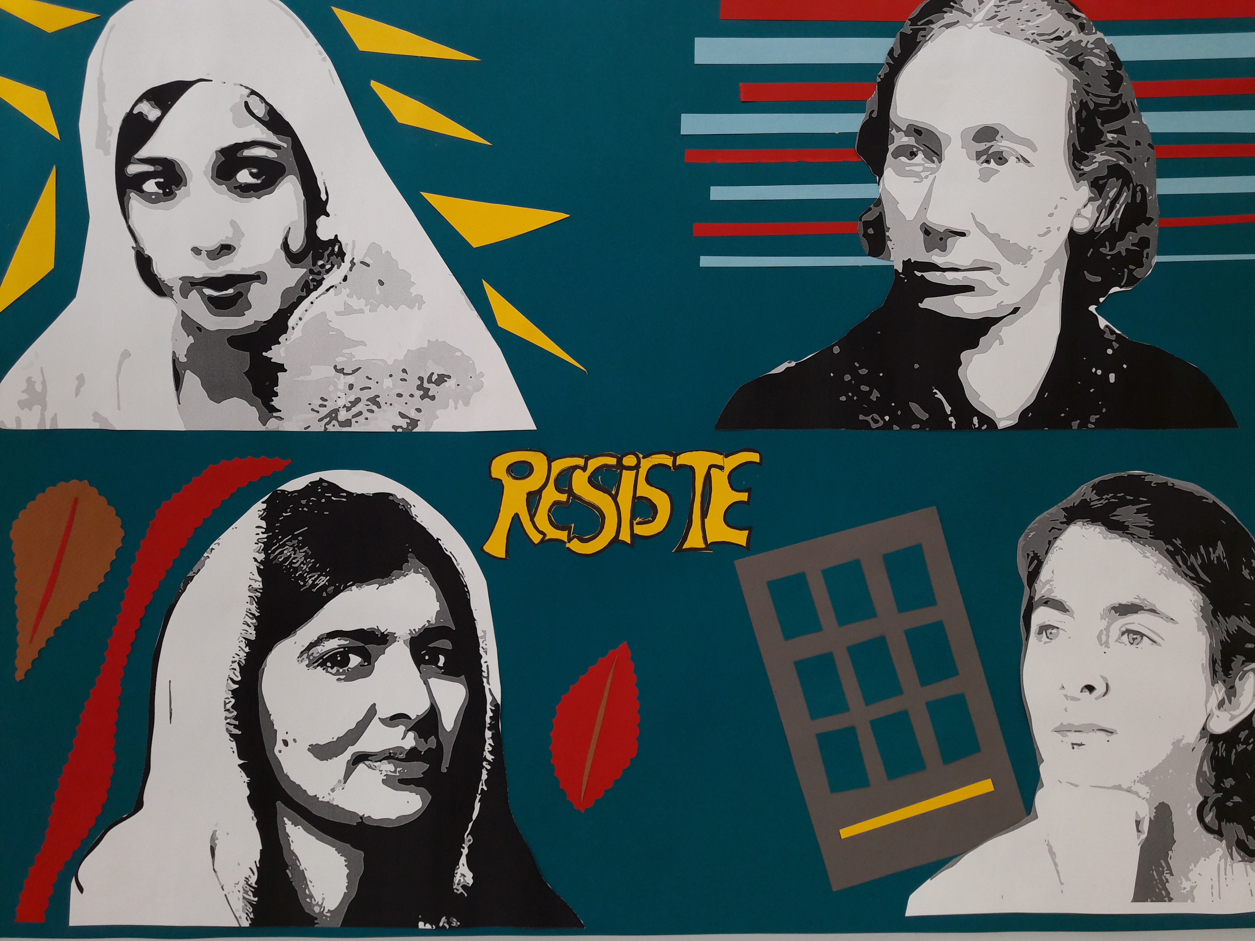  atelier fresque à la MDH