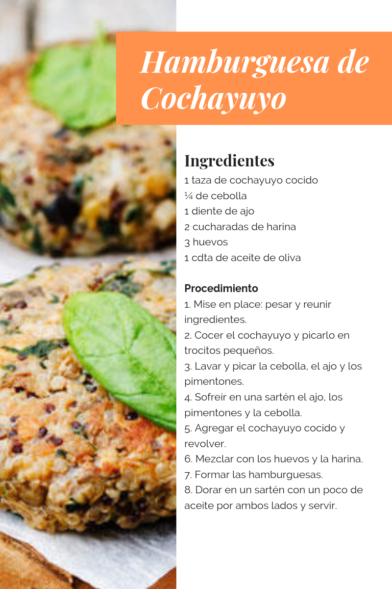 Hamburguesa de Cochayuyo